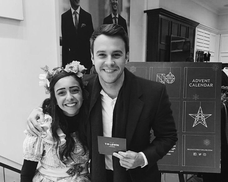 TMLewin's tweet photo. Our Regent Street store was visited by @RegentStreetW1's Sugar Plum Fairy who surprised Alex Brown with a £50 #TMLewin gift @TheCommsStore https://t.co/TwhoSTl877