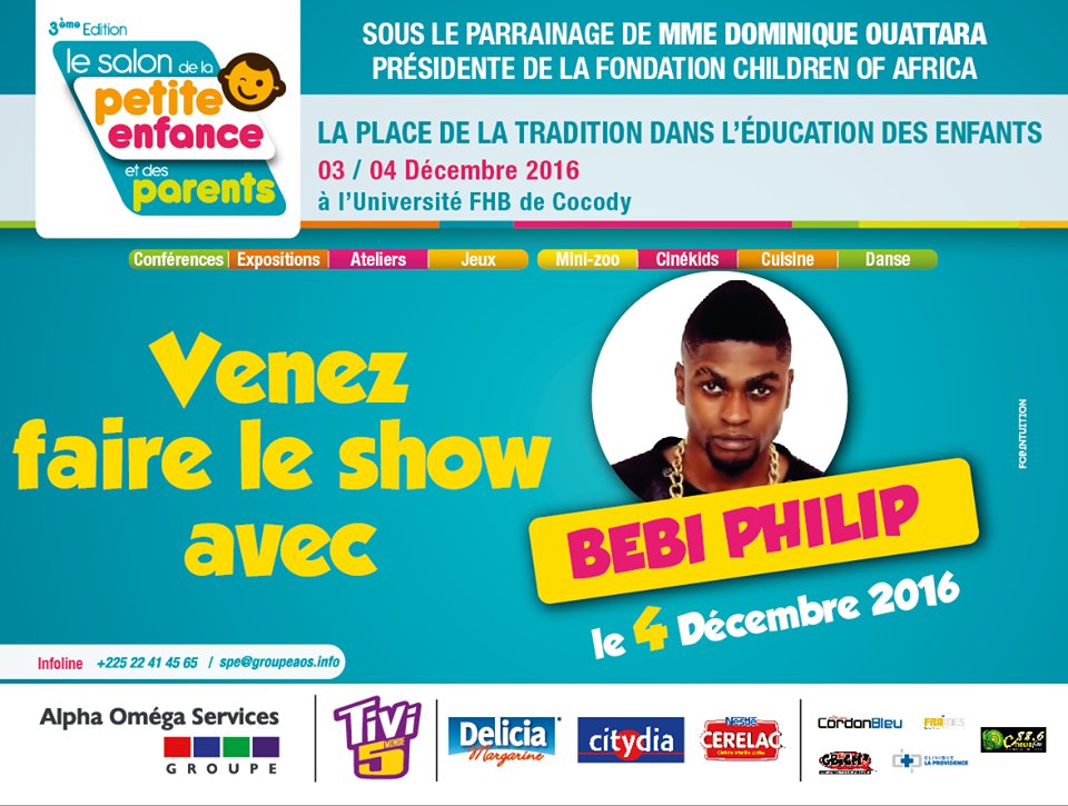 aosafrica's tweet photo. @bebiphilip vous promet un super show inédit avant les fêtes de Noel 🎅. C'est ce Dimanche 04 Décembre au @CocodyCampus #SPE2016 https://t.co/yk26oaLQ5Q
