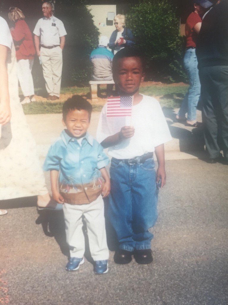 LinleyMalik's tweet photo. Happy Gday to my mf brother ! I ain't got to say much everybody already kno how we coming ๐ฏ @isaiah_carson #FIF4L https://t.co/w7EurfnqzN