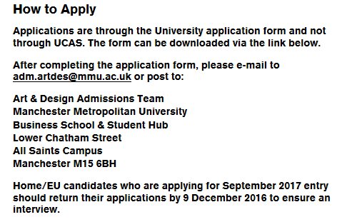ManMetOutreach's tweet image. Don’t miss out! The deadline for #2017entry @ManMetUni Foundation Diploma in Art and Design is 9th December 2016 ow.ly/4NRJ306iErY