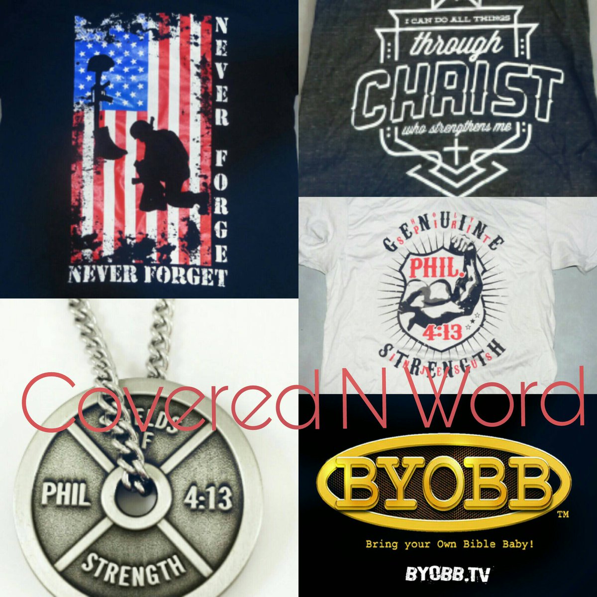 BYOBBMEDIA's tweet photo. We highlight those who highlight the Christ! 

https://t.co/b4Sc2oWGu1

Covered N Word https://t.co/IeuP3kFSTg