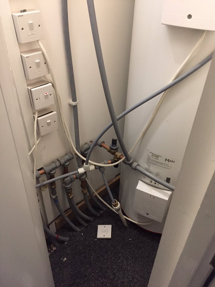 This is what can happen if you let a cowboy fit your hot water unvented cylinder!