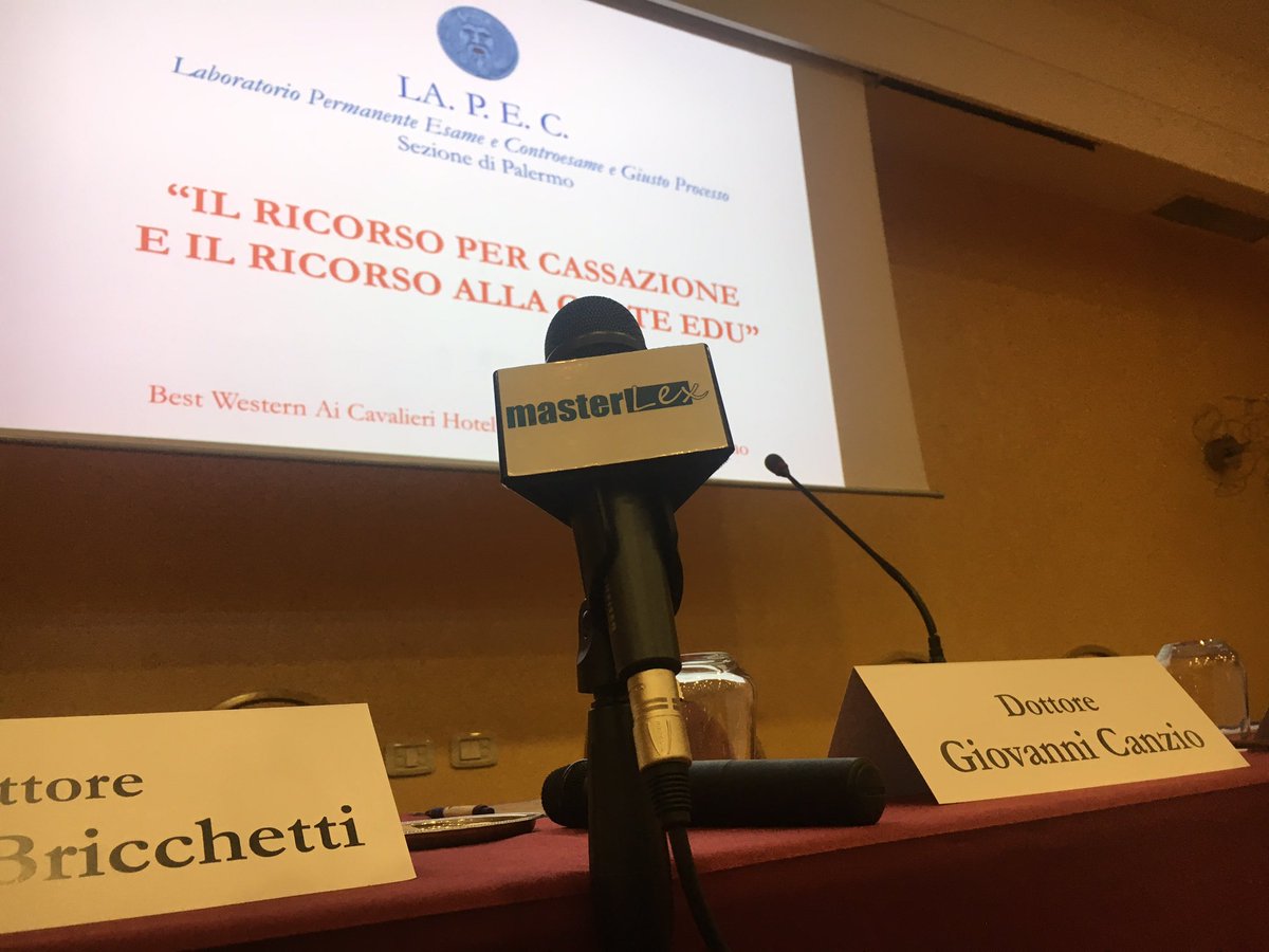 MasterLex_'s tweet photo. Ricorso per #Cassazione e ricorso alla #CEDU alle 15,00 la diretta di #Masterlex https://t.co/hsmxGE2gcU