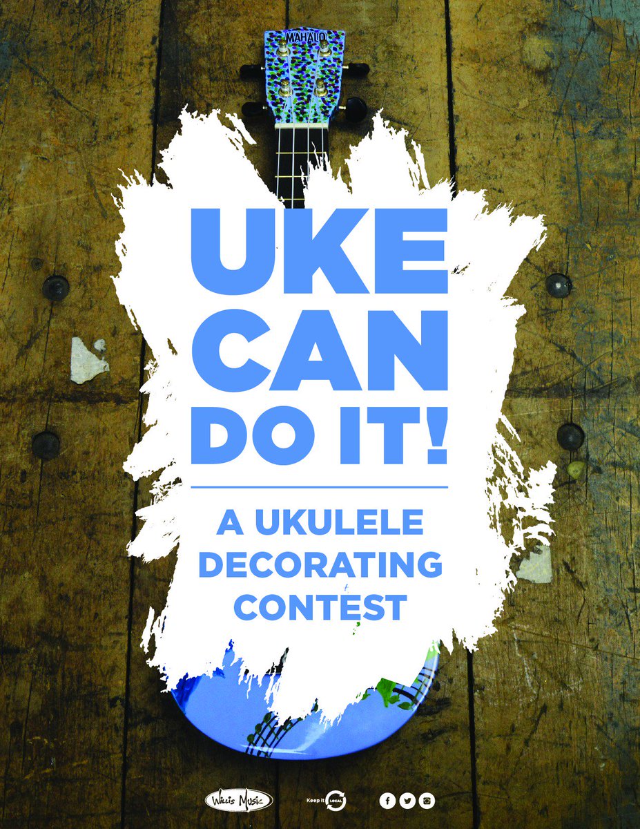 WillisMusicCo's tweet image. Check out our "Uke" Can Do It decorating contest! Check out all of the details here: willismusic.com/uke-can-facebo… 
#uke #ukulele #ukecandoit