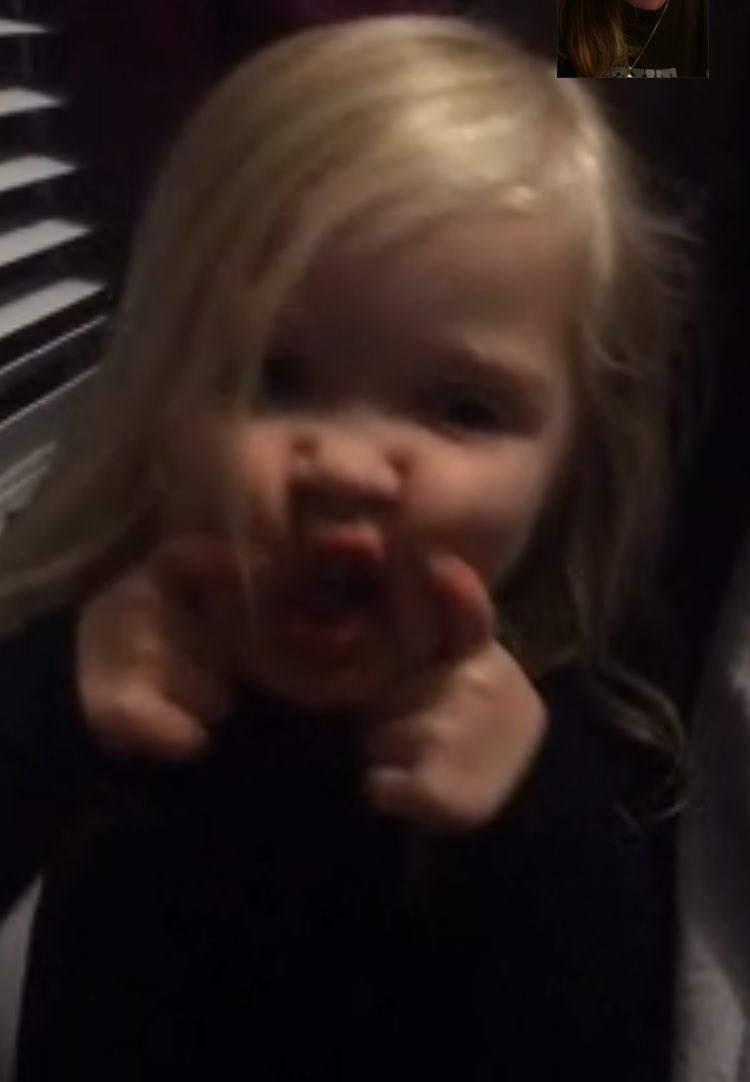 katethegreat_xo's tweet photo. Had a blast FaceTiming this nugget last night #PrincessNora #15days https://t.co/QVcns1L213