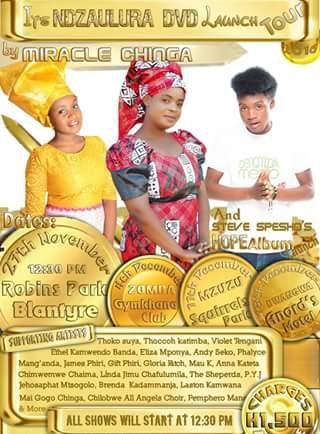 malawipunch's tweet photo. Steve Spesho, Miracle Chinga on for Ndzaulula DVD Launch Tour https://t.co/WmdgQyJF7X https://t.co/db2jatRxvh