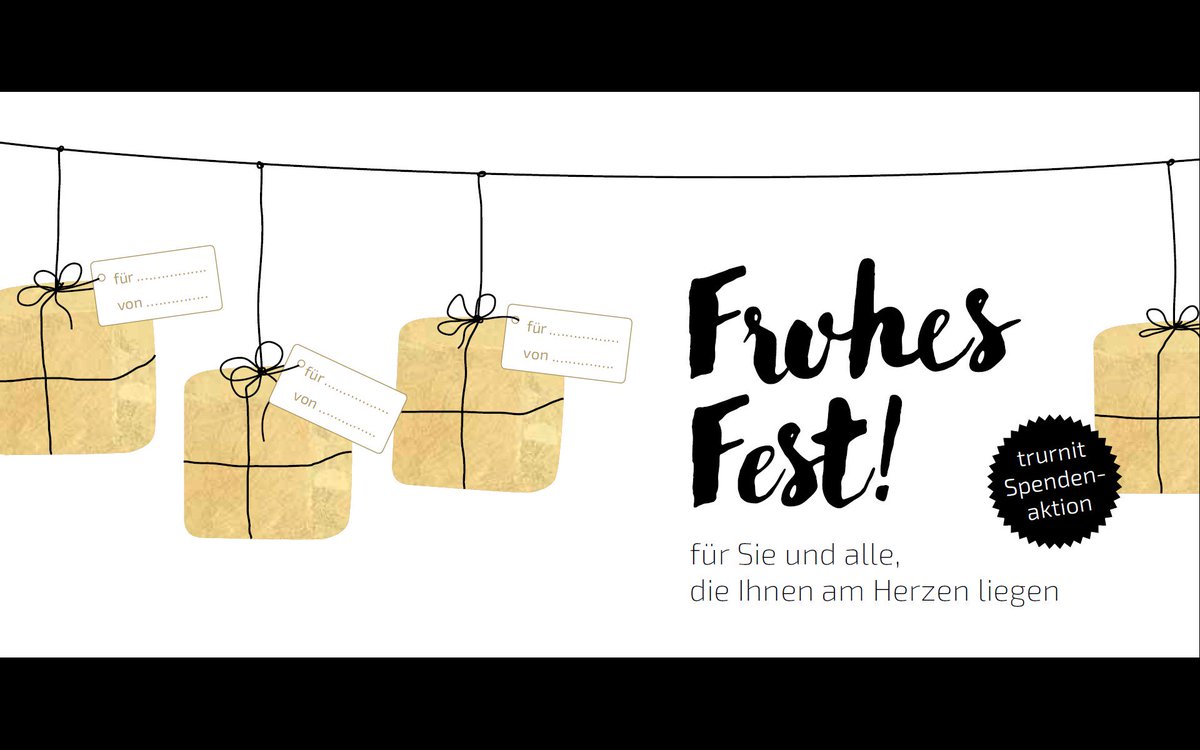 Trurnit Weihnachts-Spendenaktion: Lokale, gemeinnützige Helden vorschlagen und für diese 20 x 250 € gewinnen! trurn.it/xmas2016