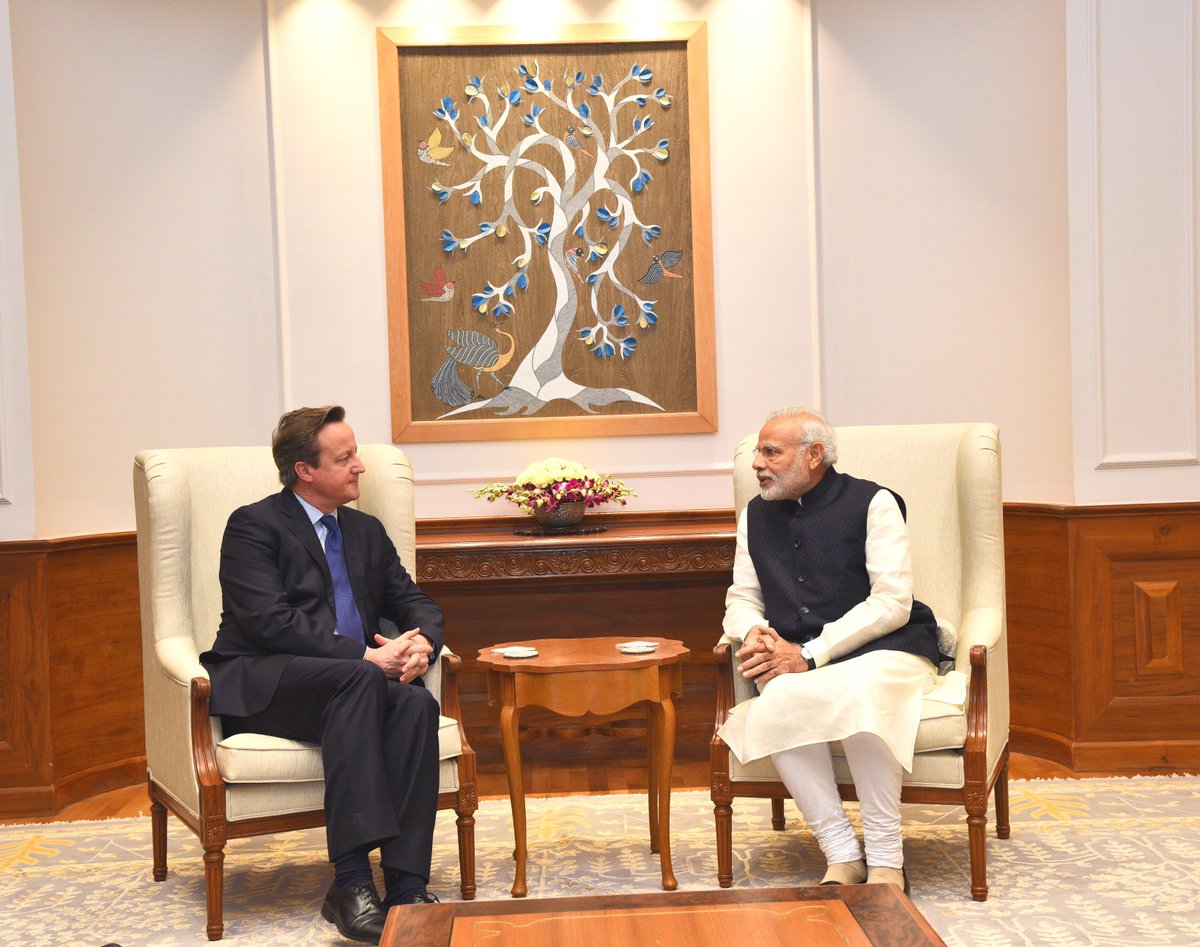 narendramodi's tweet image. Had a very good meeting with Mr. @David_Cameron. nm-4.com/jr0y