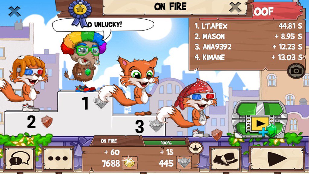 YoShankedShotz's tweet photo. All those guys just got washed #funrun2 #mason #Ana9392 #Kimane What does the fox say!?!? 🙀 https://t.co/vAukdDgEd7