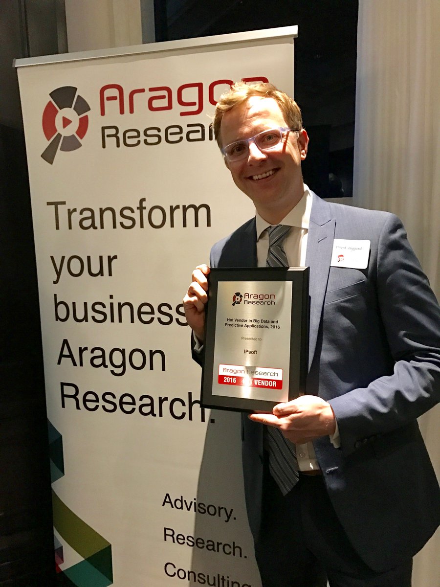Big thank you to <a href="/AragonResearch1/">Aragon Research</a> for our #HotVendor16 Award. Let's continue the #RaceToDigital!