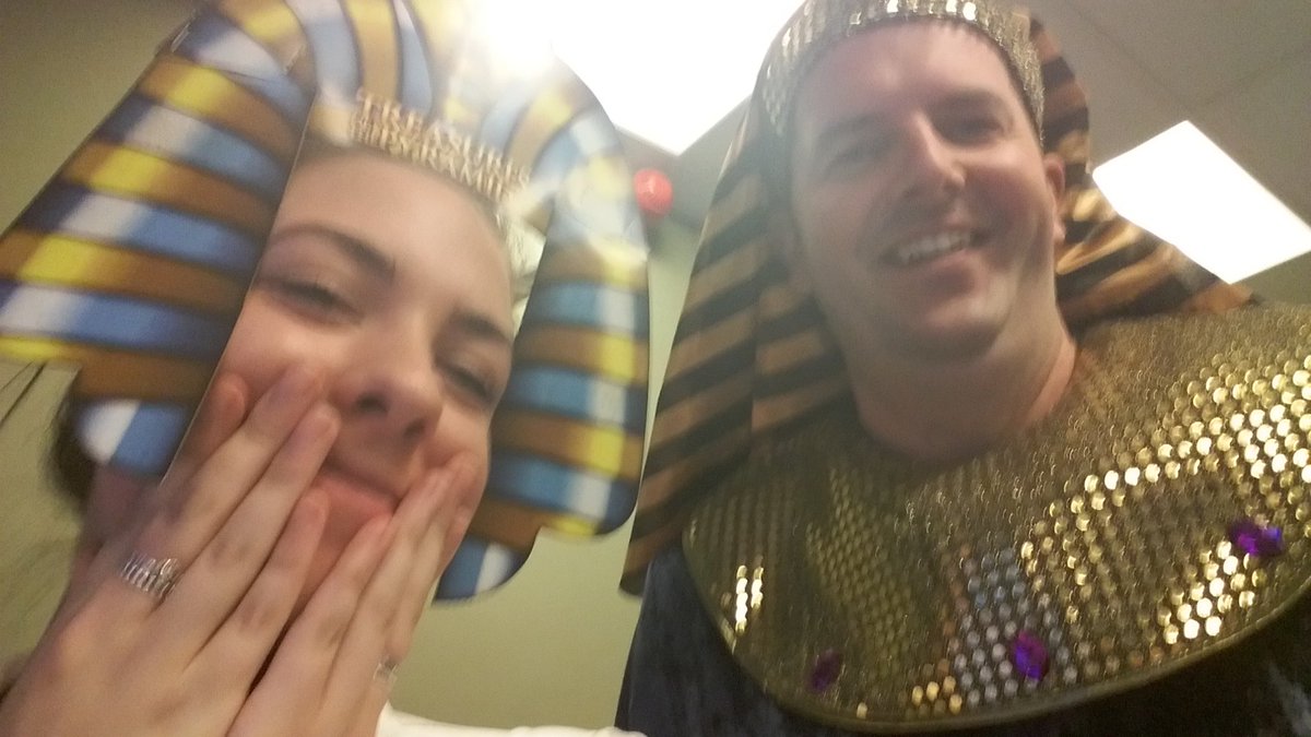 The Pharaoh has been to see new girl Meg!