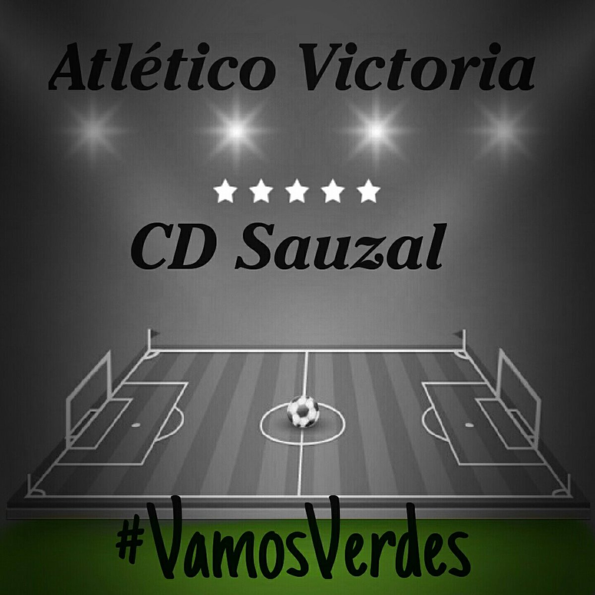 Hoy 21:00 horas, campo municipal de la Victoria, <a href="/Atl_VictoriaTF/">Atletico Victoria</a>  vs #CDSauzal de regionales.
#VamosVerdes
