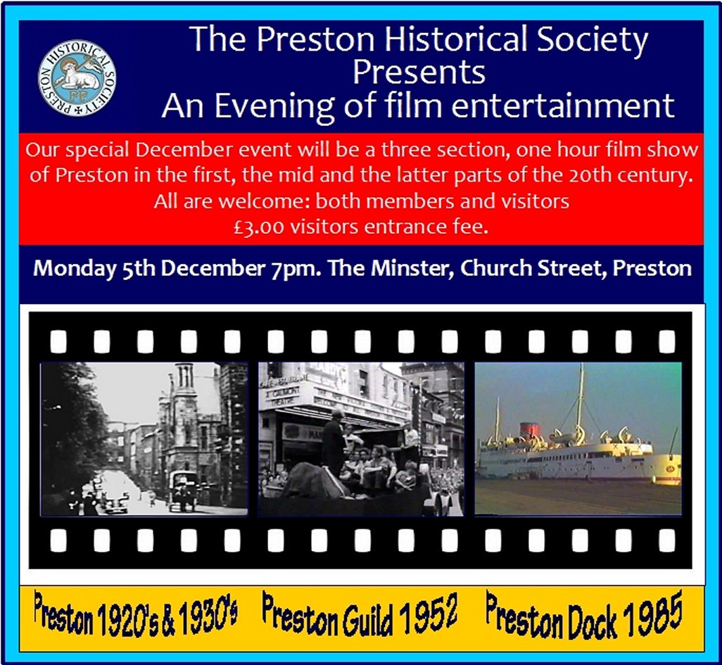 DON'T FORGET THIS EVENT ON MONDAY EVENING 5TH DECEMBER!