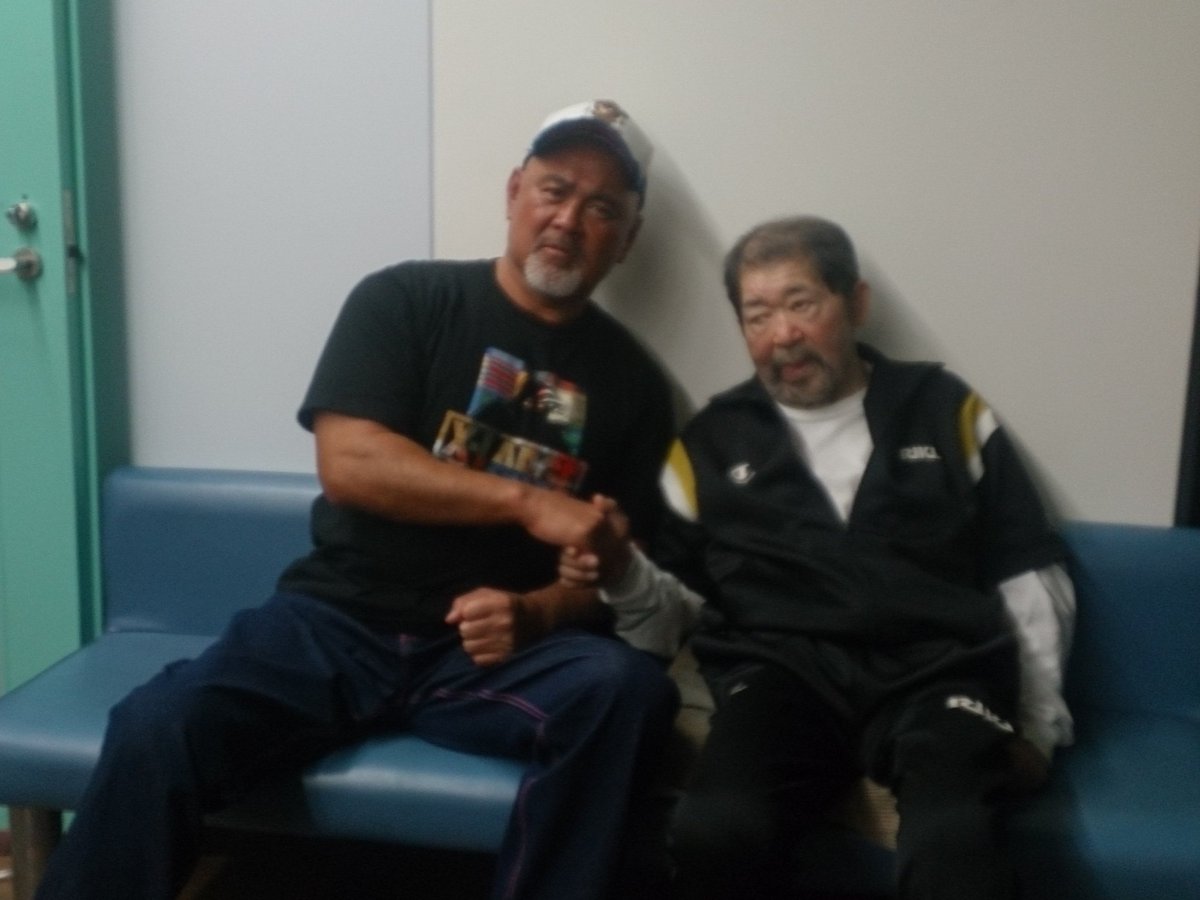 武藤 敬司 Twitter वर 病と戦うマサ斎藤さんと久々に再会 これからもgo For Brokeで頑張れ マサ斎藤 武藤 敬司 Twitter वर 病と戦うマサ斎藤さんと久々に再会 これからもgo For Brokeで頑張れ マサ斎藤