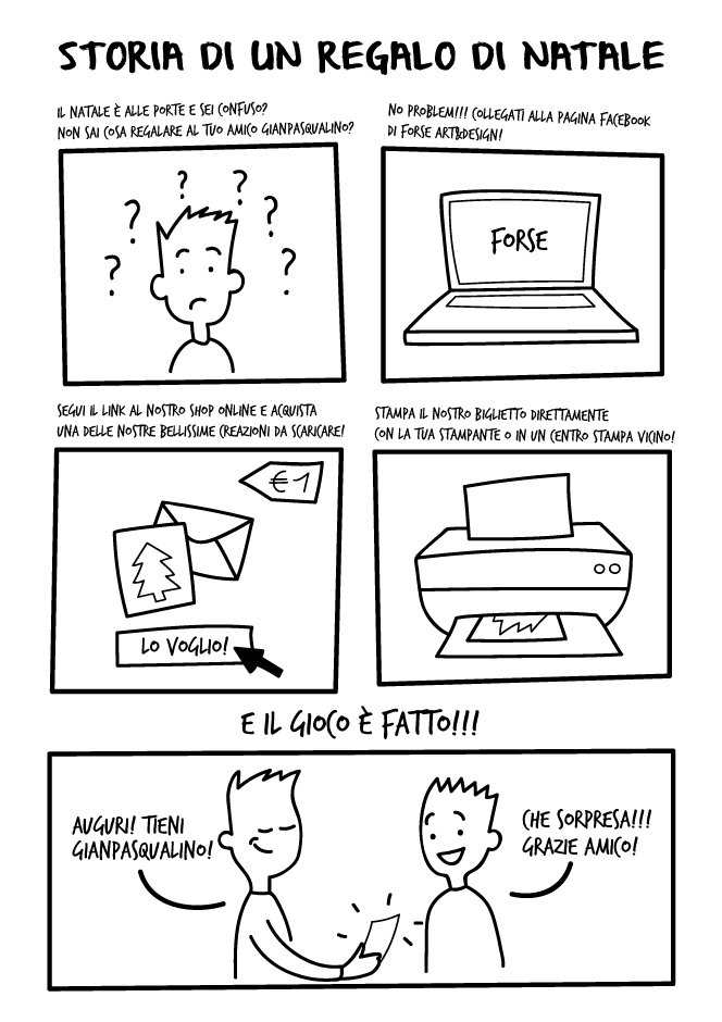 forseartdesign's tweet photo. Piccolo fumetto che spiega le fasi di acquisto e stampa su https://t.co/9QIF6xsiPk 
#illustrazione #shop #fumetto #christmas #natale2016 https://t.co/aQyVT6Lvw5
