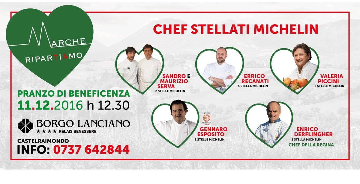 Domenica 11/12 a <a href="/BorgoLanciano/">Borgo Lanciano</a> il pranzo solidale, la prima di una lunga serie di iniziative di #MarcheRiparTIAmo: goo.gl/iG25c2