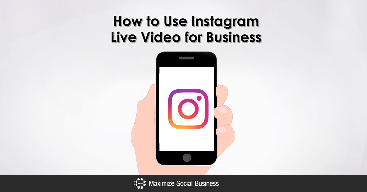 NealSchaffer's tweet photo. How to Use #Instagram Live Video for #Business https://t.co/scm9g8udfS https://t.co/5L5Qk7pTsD