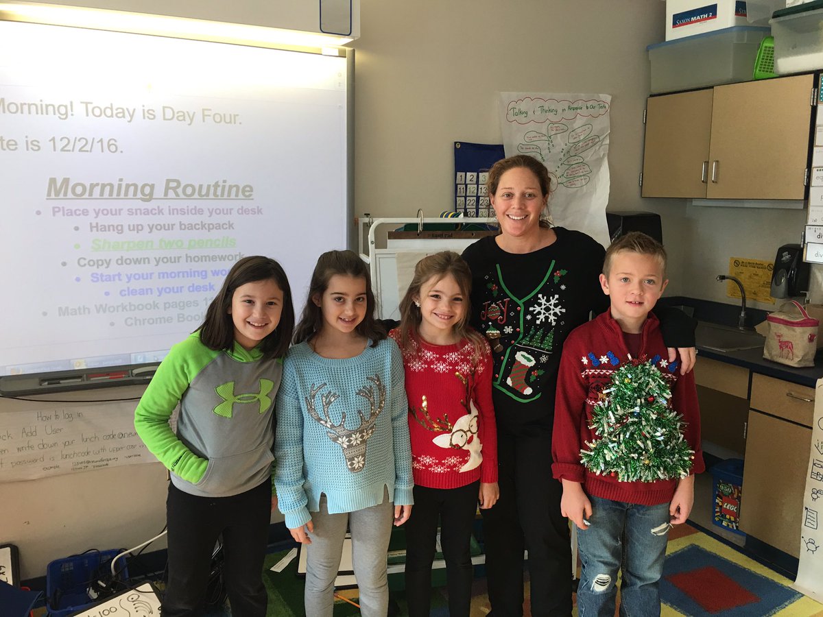 Loving our ugly sweaters!!!