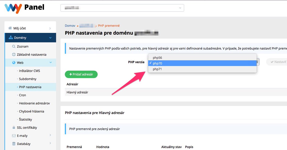 WebglobeSK's tweet photo. Včera vydané PHP 7.1 sme práve nasadili aj na naše hostingy. Zmena možná cez WY Panel. https://t.co/TLHmoGap2w