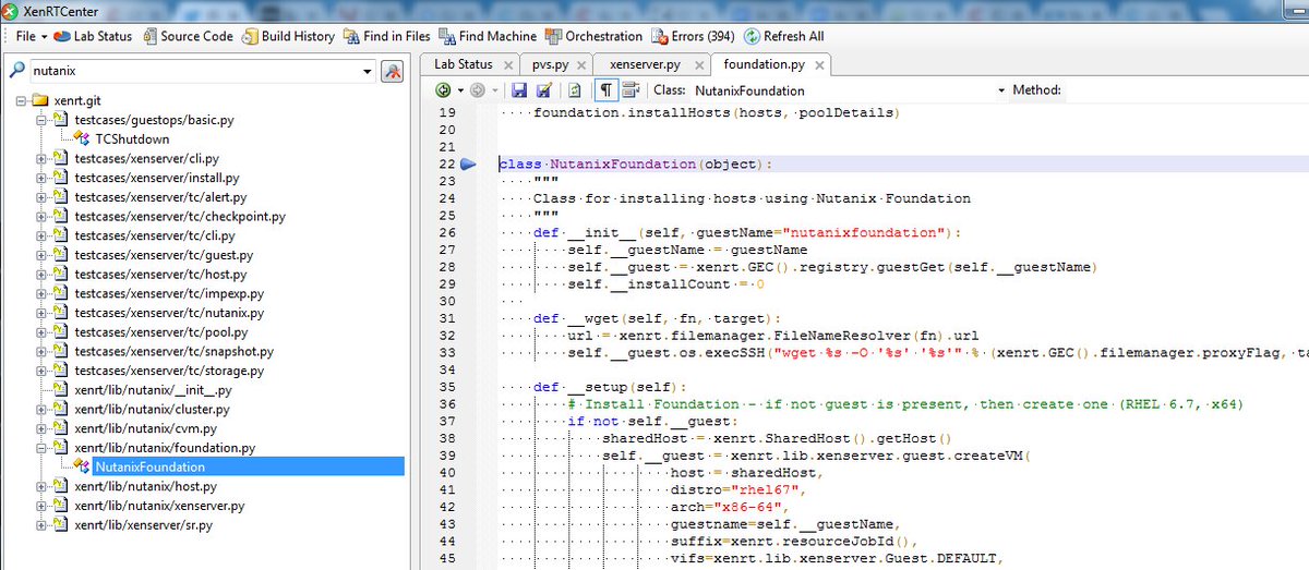 chris_sheph's tweet photo. Some #XenRT test code snippets - these have been exercised a lot recently! #XenServer #PVS #Nutanix https://t.co/KaoJDc3mUc