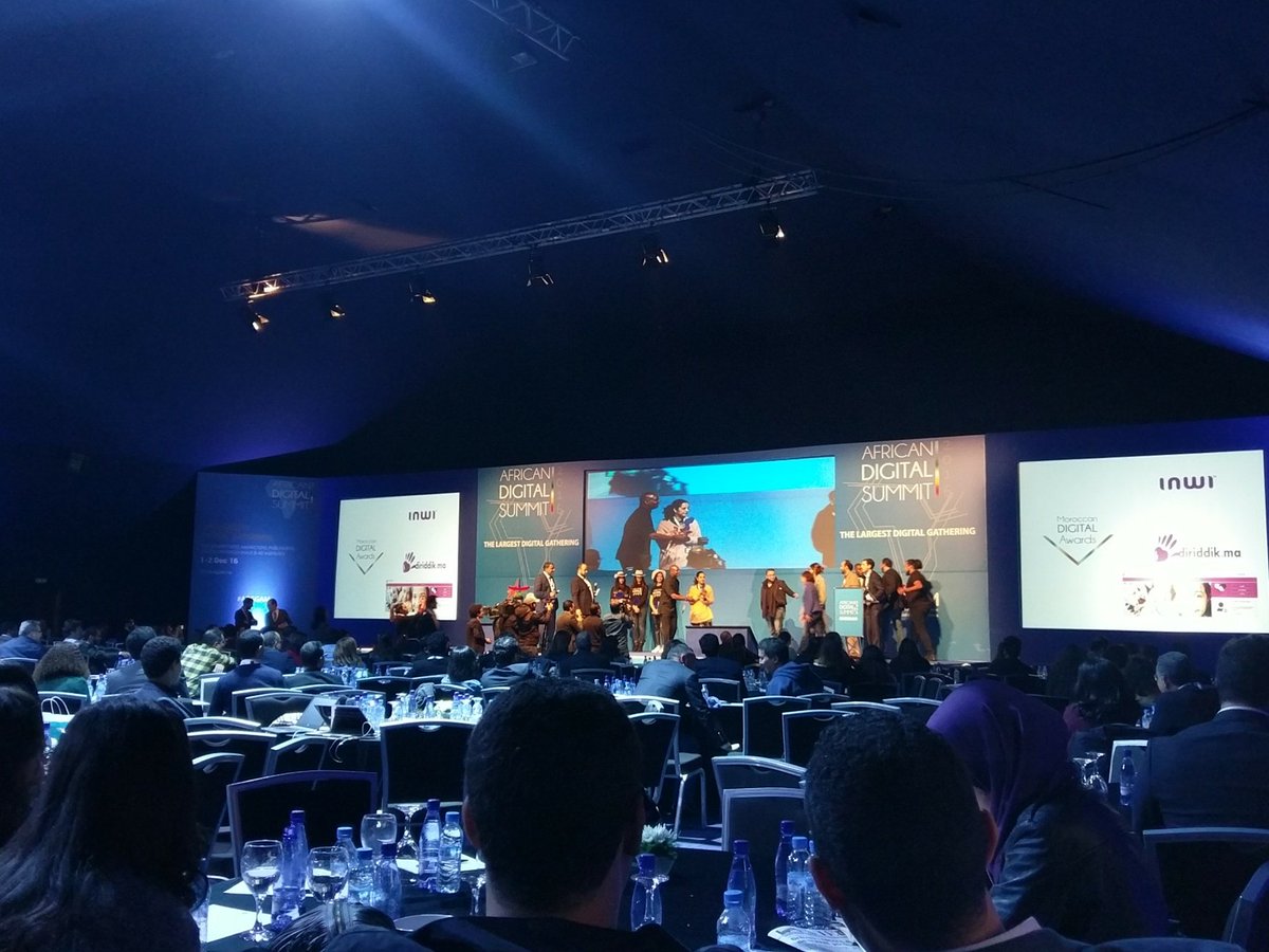 DigitalFounders's tweet photo. Les gagnants des Moroccan Digital Awards: Dir iddik by @inwi #ADSGAM https://t.co/79BxYC1HJt