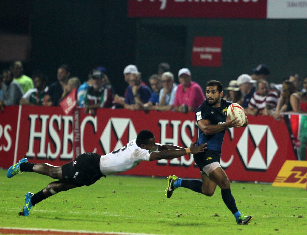 unionargentina's tweet photo. #LosPumas7s : Primera jornada de acción en Dubai   https://t.co/b6ooLeRpYx https://t.co/KdhjvlYOpA