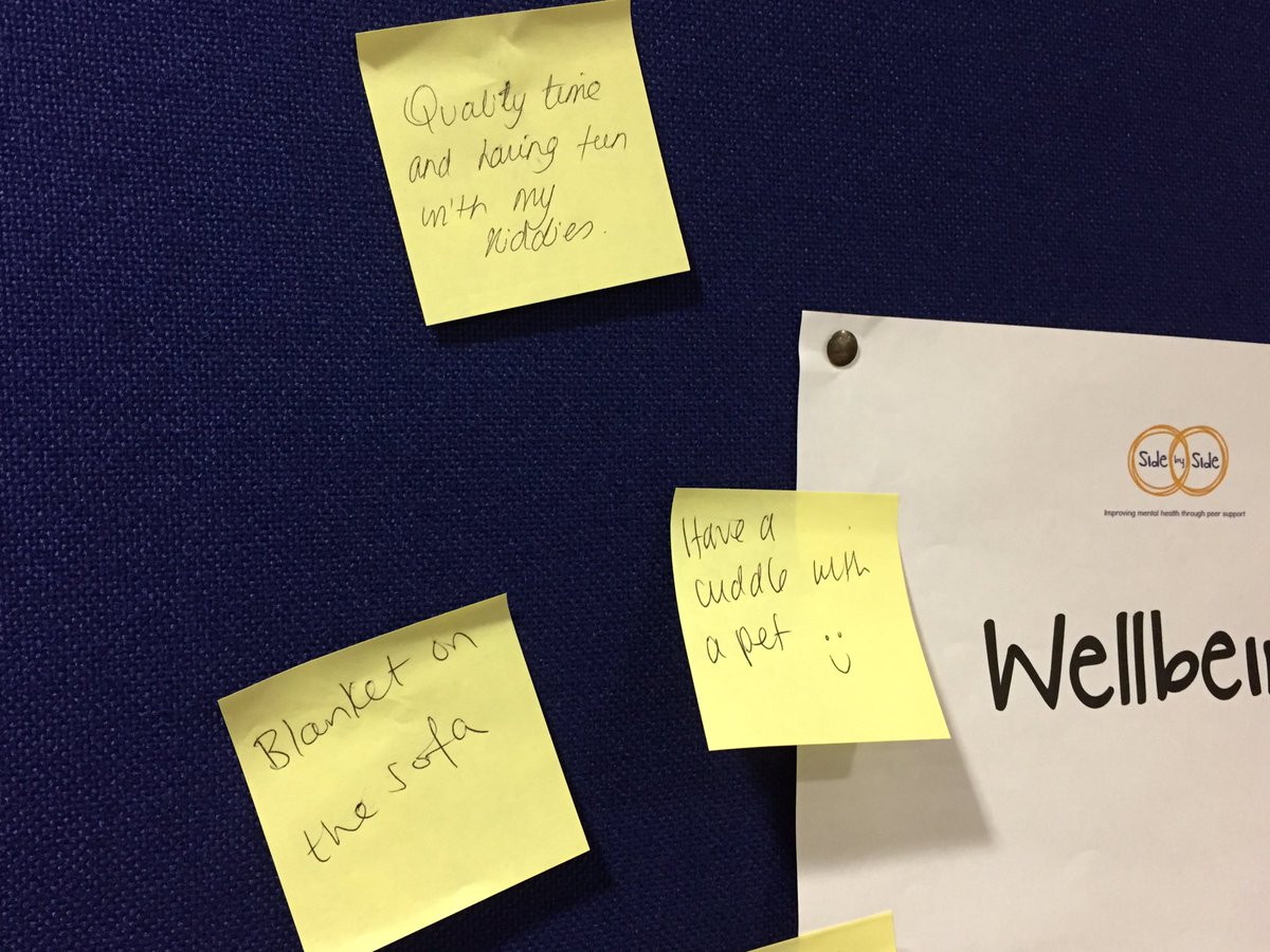 Fantastic! Look at all the different ways that people look after their wellbeing! #PSHLeeds