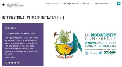 Our #COP13 CBD website is online international-climate-initiative.com/en/cbdcop13 #biodiversity <a href="/CBDnews/">CBD News (Archive)</a> #IKICBD13