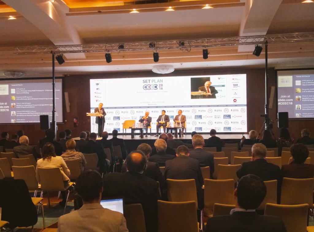 EwaAbramiuk's tweet photo. Thank you for a great @SETPlan_eu conference #CEEC16 - doing session with @ristori20 @JerzyBuzek https://t.co/KFDx3nHUxN