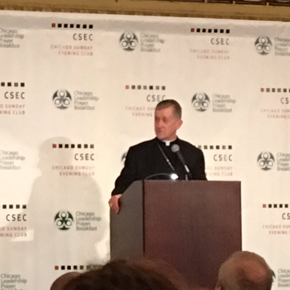 SundayEveClub's tweet photo. Thank you, @CardinalBCupich for your wisdom, leadership, and continued companionship! #CLPB16 https://t.co/KUceuDLZja