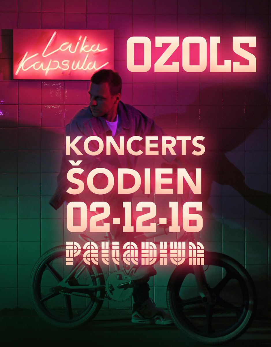 Vairāk par <a href="/ozmuzika/">Ozols</a> jubilejas koncertu #LaikaKapsula <a href="/PalladiumRiga/">Palladium</a> uzzini šeit: urbanconcept.lv/ozola-koncerts…