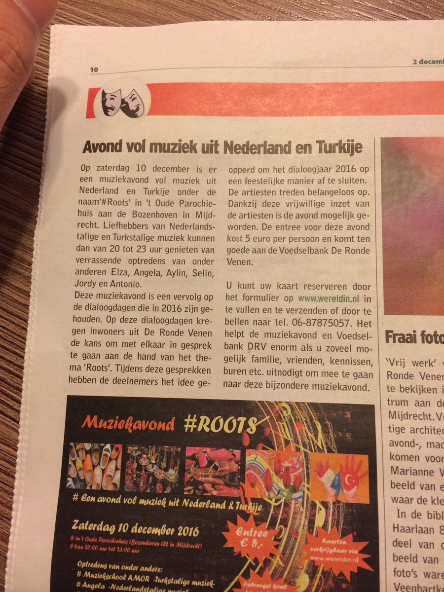wereldin's tweet photo. @groenevenen dank voor het plaatsen van het persbericht. Komt dat zien, komt dat zien. Kaarten zat 10 dec €5 via wereldin.nl te verkrijgen❤️ https://t.co/WdAJ7Q8I6y