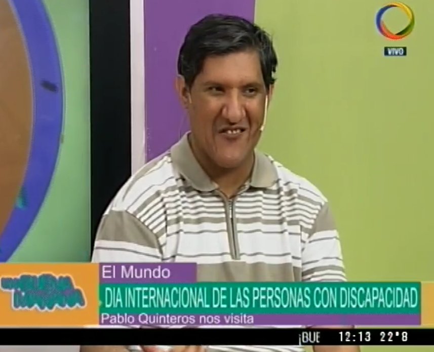 MAGAZINEUBM's tweet photo. Dia Internacional de la Discapacidad, 3DIC #PabloQuinteros integrante de @SanLuisTv "San Luis nos dio una esperanza cuando nos incluyeron" https://t.co/YCrNVBEdwb