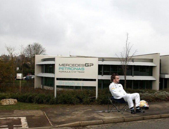 after this big news... 
someone waiting in Brackley 😂😂😂😂