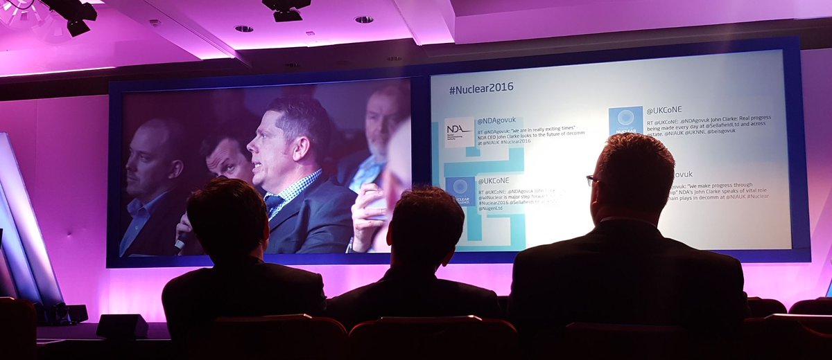 Astute_Nuclear's tweet photo. Using nuclear knowledge gained from a career in the Royal Navy, our MD Terry quizzed yesterdays panel on SMR technology #Nuclear2016 https://t.co/PeznqvtQZV