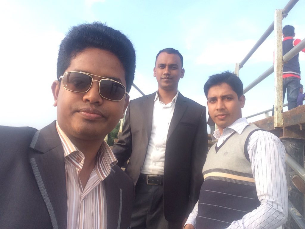 mrashed700's tweet image. We are four bosom friends in Noakhali Sea beach