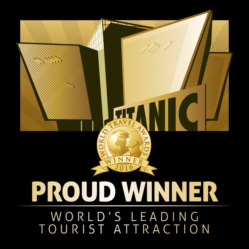 TitanicBelfast's tweet photo. We @TitanicBelfast are delighted to have been crowned World's Leading Tourist Attraction at #WorldTravelAwards2016!! https://t.co/rUPNFmttsX https://t.co/zWJQiYUjr0