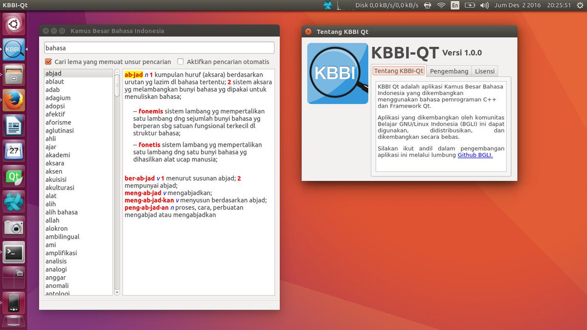Perkenalkan, KBBI Qt (GPLv3) untuk pengguna GNU/Linux Indonesia goo.gl/qoxjvR <a href="/ubuntu_id/">Ubuntu Indonesia Community</a> <a href="/UbuntuID/">Ubuntu Indonesia</a> <a href="/KPLIJogja/">KPLI Jogja</a> <a href="/KPLI_Palu/">KPLI Palu / PLUGIN</a> <a href="/possupi/">POSS-UPI</a>