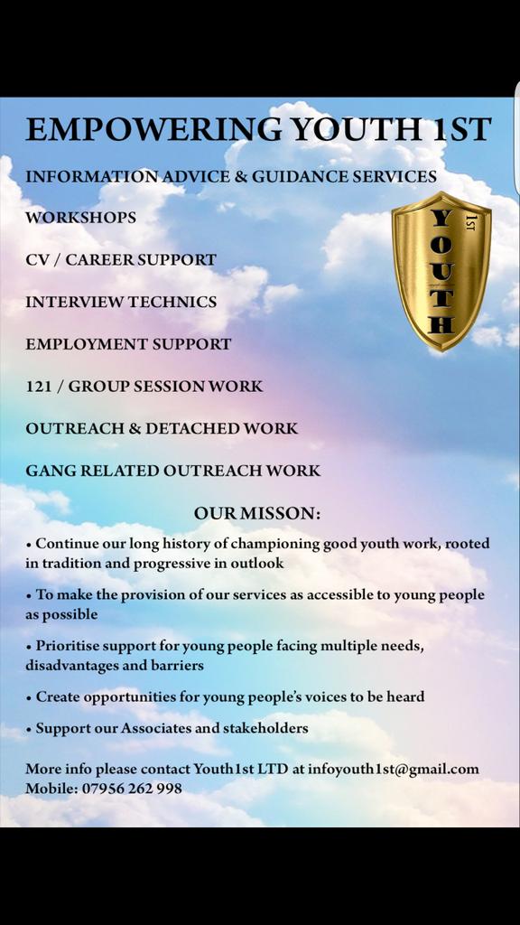 markfrancis990's tweet photo. @youth1stUK https://t.co/um8XBP4BzG