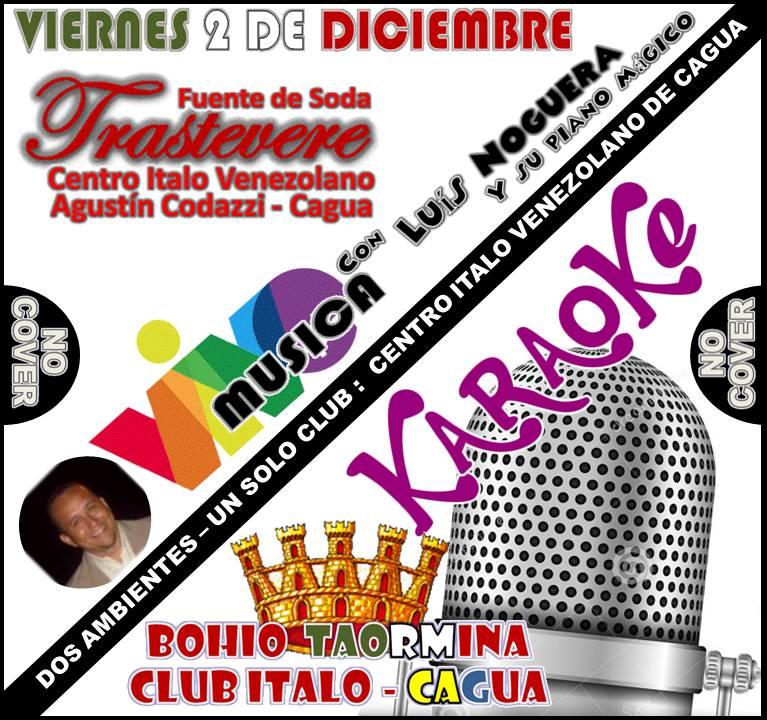 eventosprod's tweet photo. Viernes de Alternabilidad Musical en el Club Italo de Cagua. https://t.co/PtcBYuiWLk