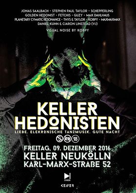 ThysandTaylor's tweet photo. 09.12.2016 | Keller Hedonisten | #KultstätteKELLER #berlin. Wir spielen von 02:00 bis 04:00. Kommt rum!!! #techno #Thysandtaylor #deephouse https://t.co/eWofnNkIa9