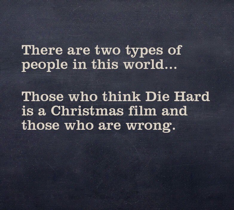 Totally man #diehard #christmasfilms  #youarewelcome