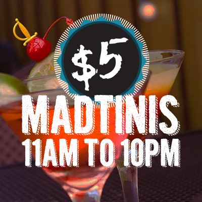 Yeah, it's finally Friday and you look like you could use a Madtini!