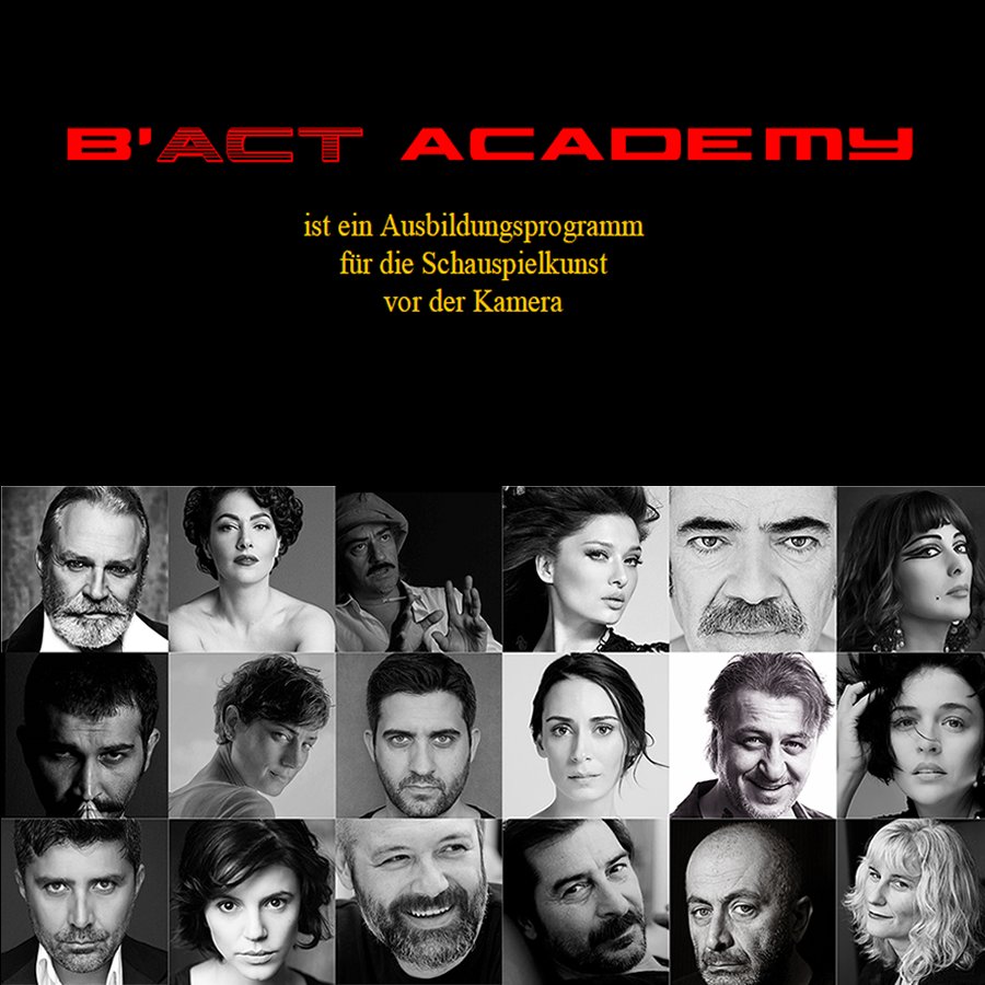 “TV ve SİNEMA için KAMERA OYUNCULUĞU” eğitim atölyemize kayıtlar başladı. bactacademy.com