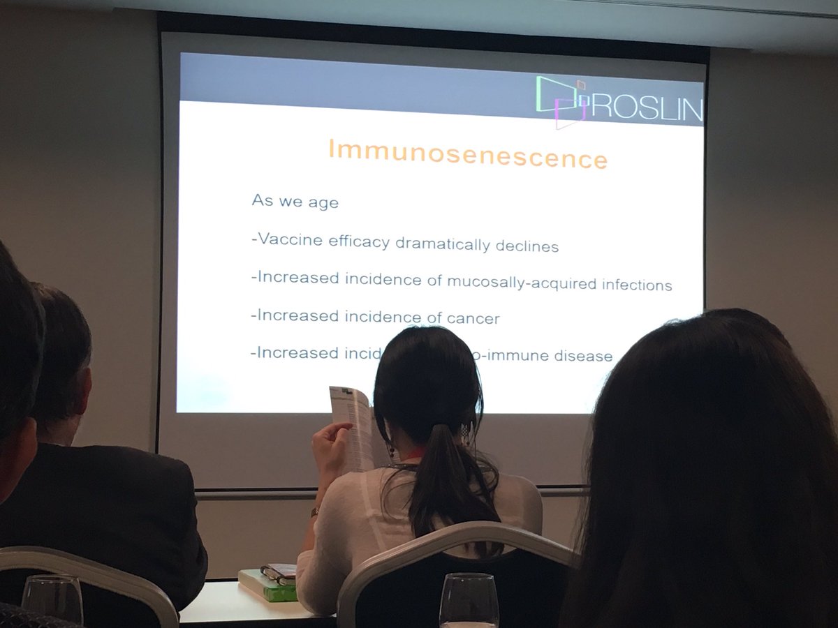 manu_barreiro's tweet photo. Dr Mabbott de Edimburgo conferencia sobre inmunosenescencia e inflamacion intestinal...un toque de básica en elcurso #MAG2016 https://t.co/NnUeiSHNHU