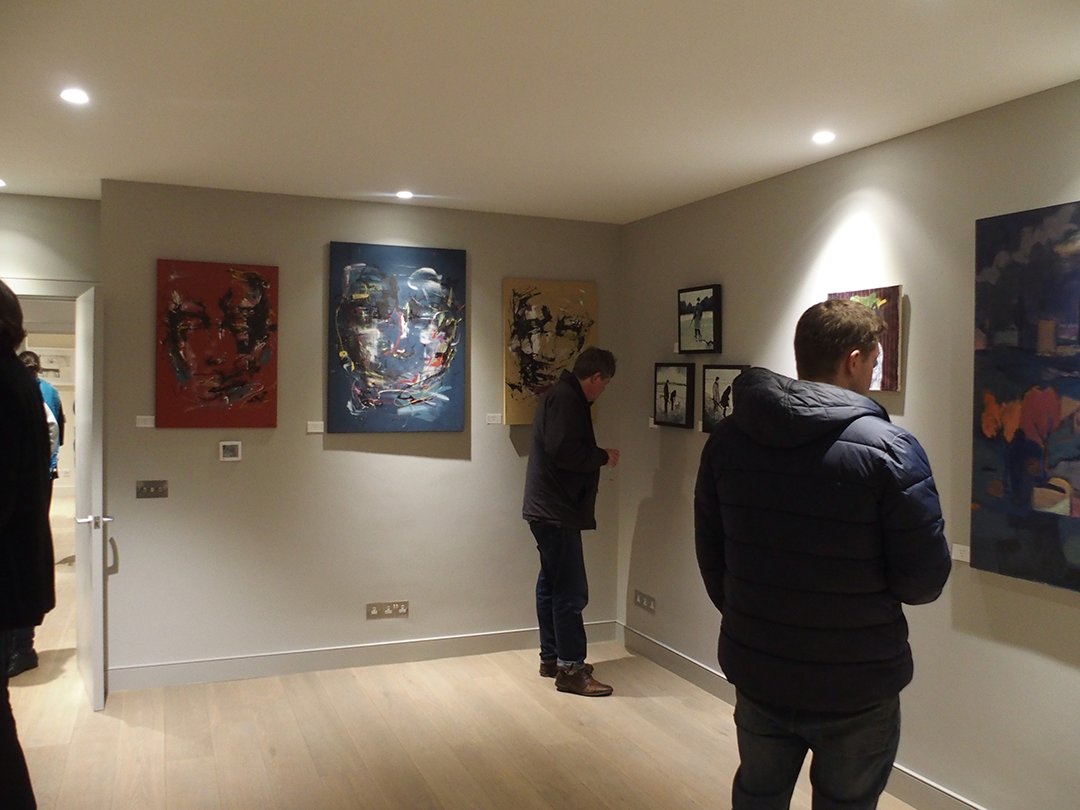 ChesterRow_'s tweet image. Fantastic night yesterday at the launch of @YAPART1 art show. Open until Dec 8, 12-6 pm Charles Baker Place, Wisteon Rd Wandsworth SW17 7EE