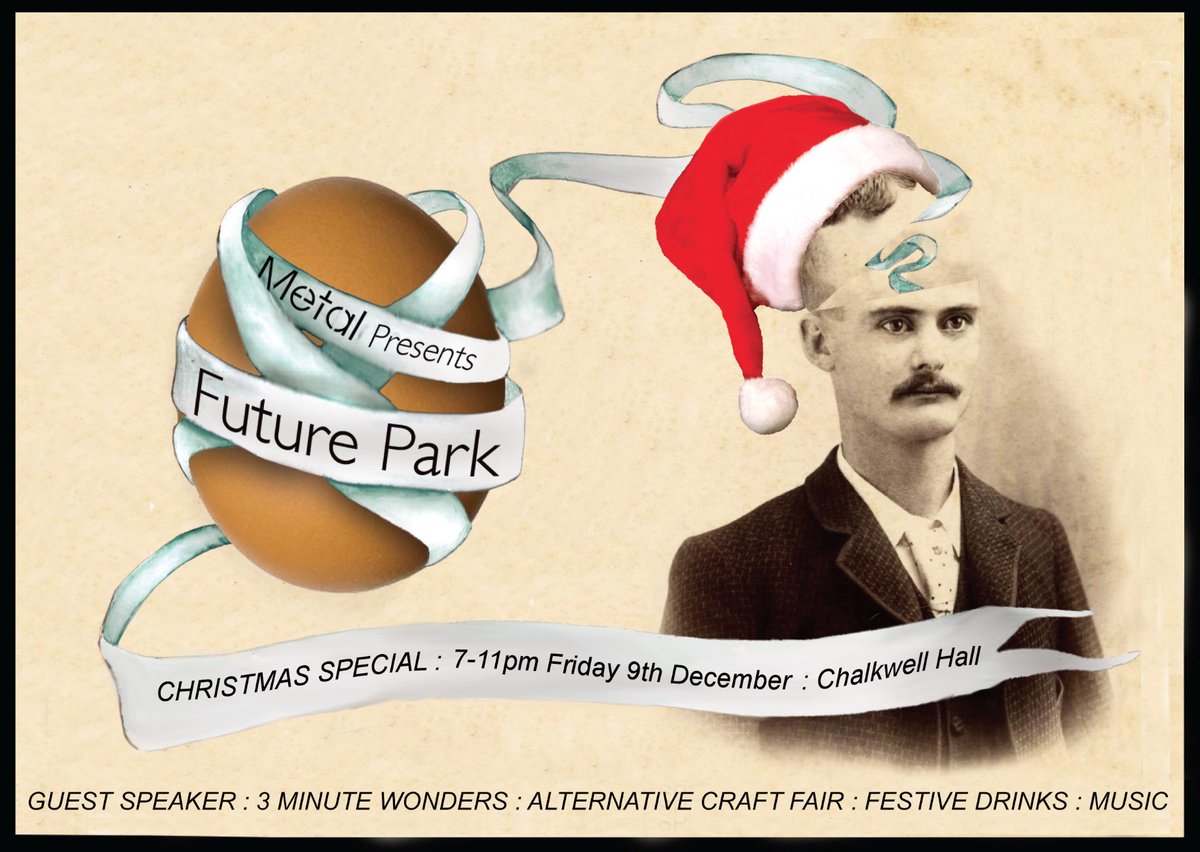 NEXT FRIDAY!

Join us for free festive drinks - with fun talks from a host of awesome folks &amp; an alt xmas fair! 🎄

metalculture.com/event/future-p…