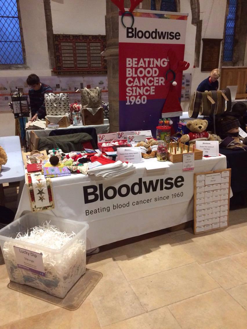 Here we are, our stall is all ready for the event to start! Make sure you come and see us inside All Saints Church!