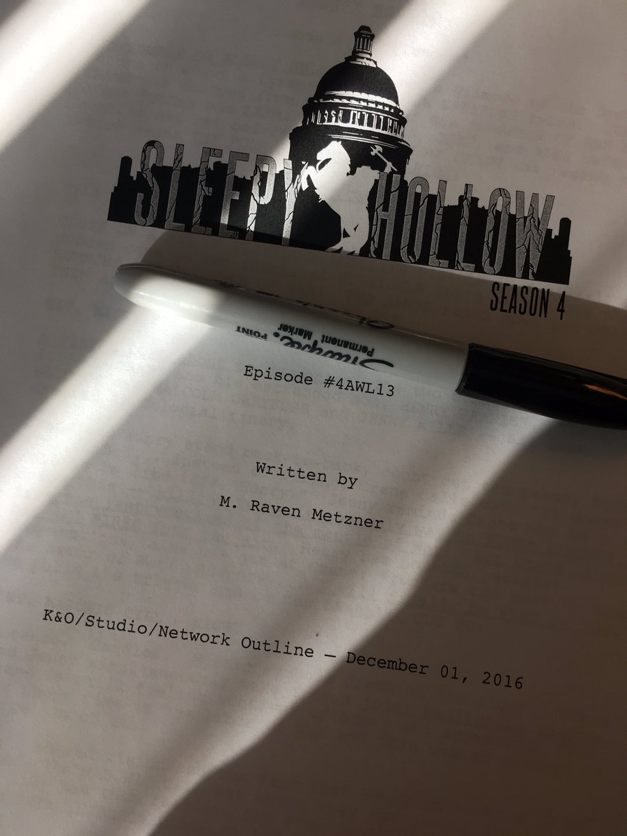 MRavenMetzner's tweet photo. Round that time again....!!!!!! @SleepyHollowFOX @sleepywriters https://t.co/Oyayu1uYU1
