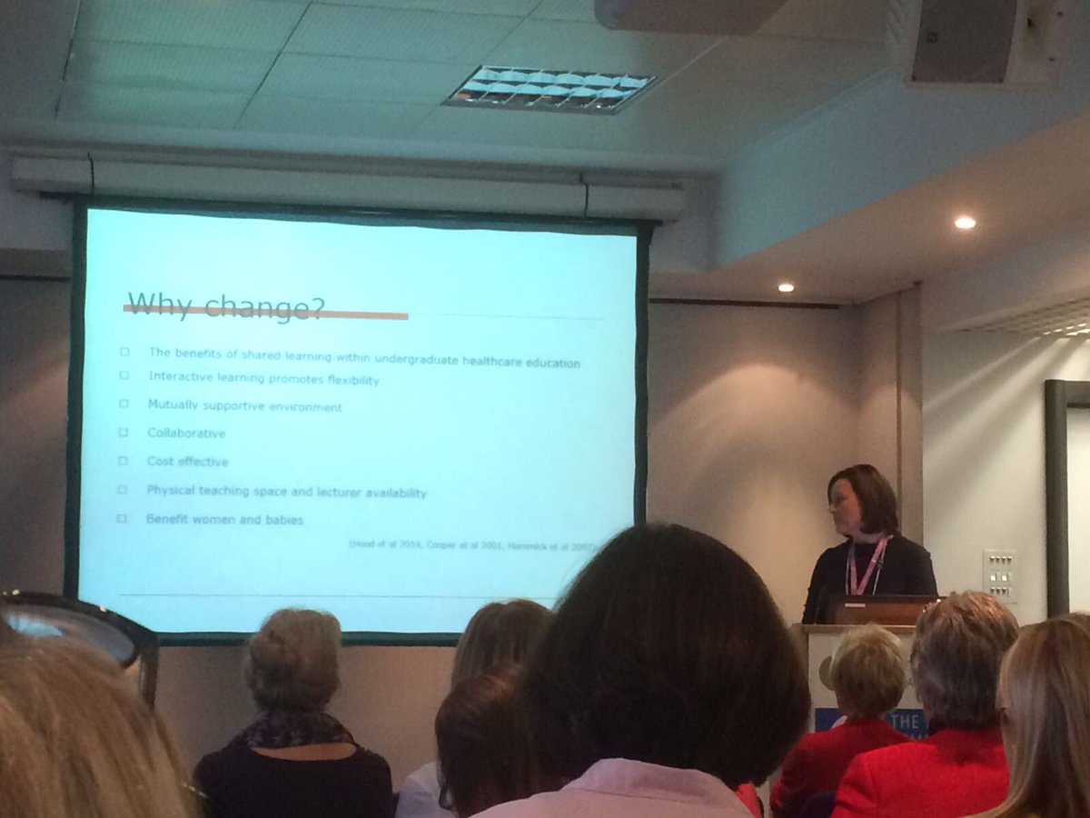 cardiff_midsoc's tweet photo. Libby Baraz presenting on student midwife-medic collaborative learning -our students have an amazing time taking part in this! #ema #ema2016 https://t.co/TP2yEKrJ4a